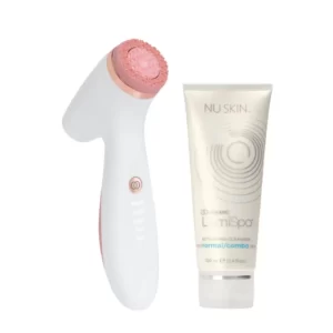ageLOC LumiSpa iO GOLD ROSE z żelem Activating Cleanser – zestaw – skóra normalna lub mieszana